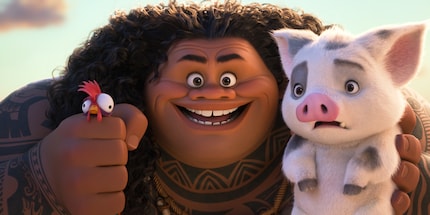 Rooster Heihei, demigod Maui and piglet Pua are back on board.