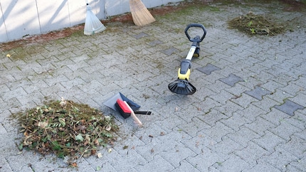 Aufräumen nach getaner Arbeit.