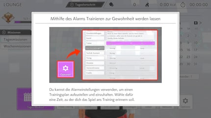 Ich setze mir einen täglichen Reminder...
