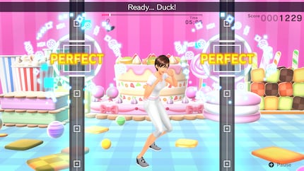 Bei Fitness Boxing 2 ist die Grafik besser, aber alles wirkt sehr überladen und die Bewegungen sind unnatürlich.