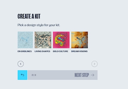 Then select a style.