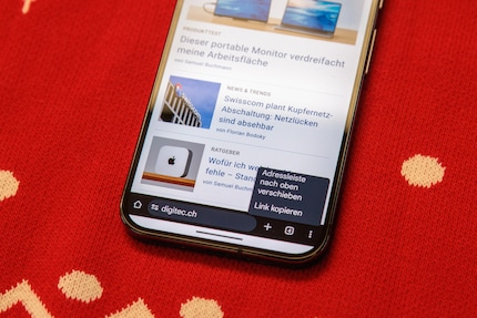 The address bar can also be moved back to the top.
