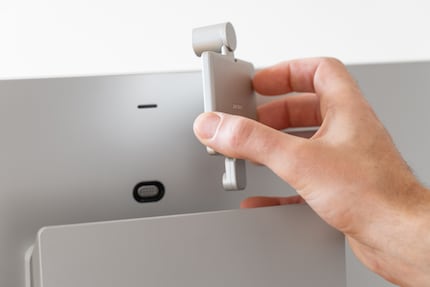 Being able to remove the magnetic webcam’s neat, but superfluous.