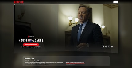 Kevin Spacey’s no longer even listed in the cast of House of Cards on Netflix.
