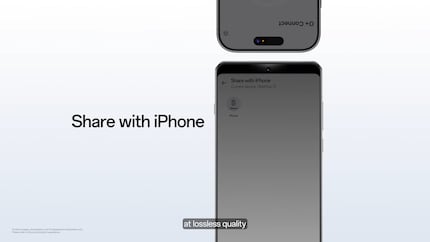 Teile deine Fotos auch mit iPhone-Usern.