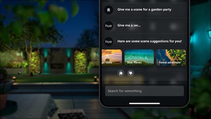 This image shows that the AI provides scene suggestions rather than creating its own scenes.