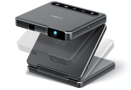 ZIP is a foldable mini projector.