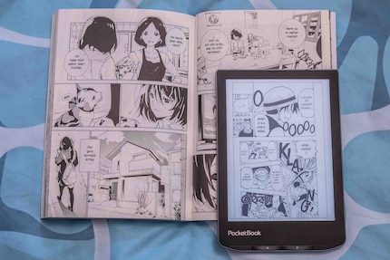 If you ask me, black-and-white comics are also displayed too small compared to paper versions.