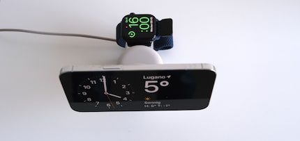 Charge your iPhone and Airpods here.