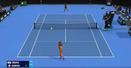 ... und der animierten Version mit den Wii-Sports ähnlichen Avataren (rechts).