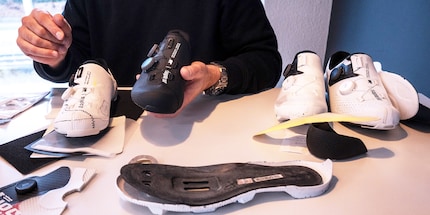 Die Veloschuhe von Suplest verbinden High-Tech mit klarem Design.