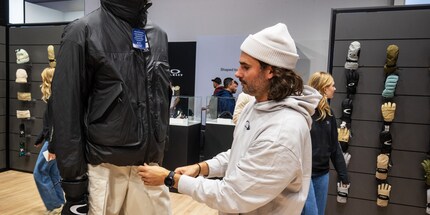 Vintage fashion meets functionality: Rene Rinnekangas' snowboard jacket.