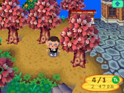Pure nostalgia – Animal Crossing: Wild World on the Nintendo DS.