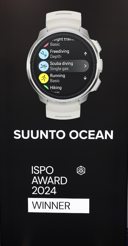 The ISPO jury honoured the combination of sports and diving watch with an award.