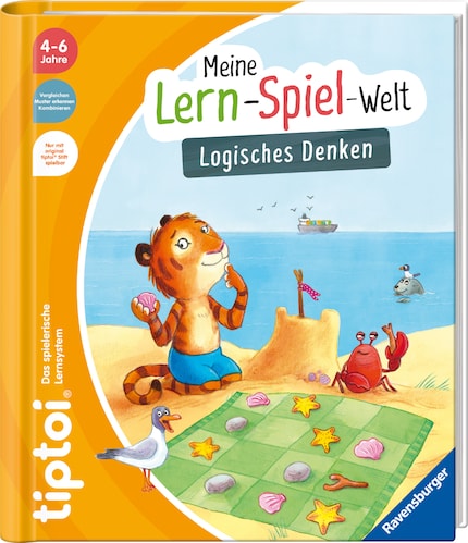 Children up to the age of six should train their ability to combine and think logically with Tiger Theo.
