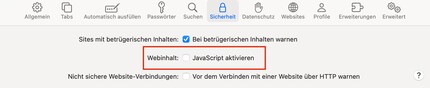 JavaScript deaktivieren hilft gegen die Bedrohung, kann aber auch zu Komplikationen mit Websites führen.