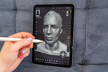 I really enjoy using ZBrush with the Apple Pencil.