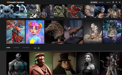 The results on the ZBrushCentral website show the unlimited possibilities.