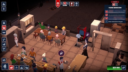 The graphic style of the game reminds me of the Two Point series.
