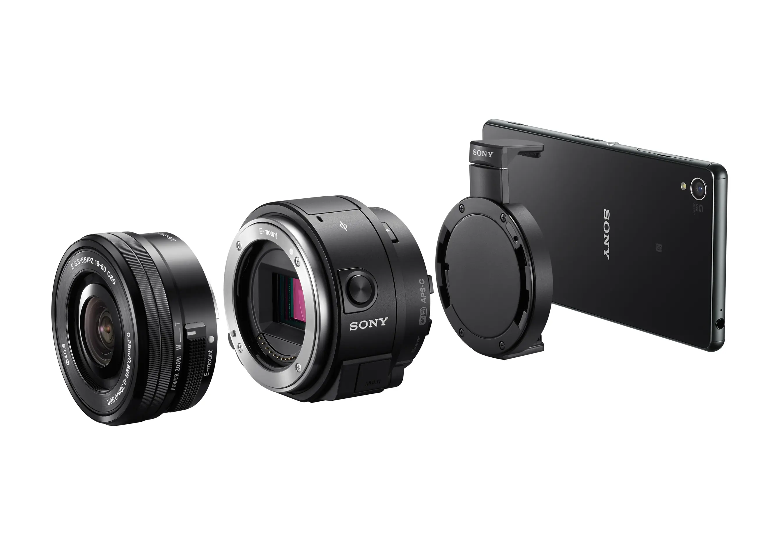 The Sony QX was an adapter with an image sensor for interchangeable lenses.