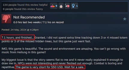 Steam review of Senua’s Saga: Hellblade II