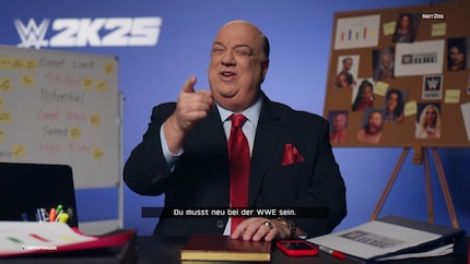 Der Showcase wird von niemand Geringerem als Paul Heyman erzählt.