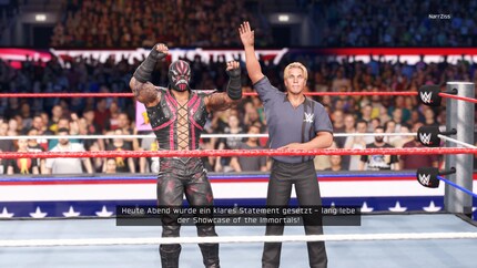 Ich konnte mein Match bei Wrestlemania gewinnen und damit meine Story abschließen.