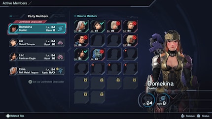 You can now swap out members of your party via the menu. In the original, you had to faff around searching for characters on the map.