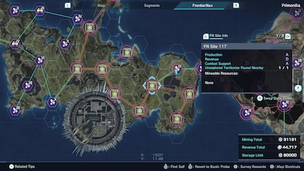 As a member of the research team, you build a probe network to collect resources for weapon and armour upgrades.