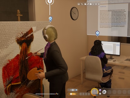 The more my characters work on their hobbies, the more talented they become.