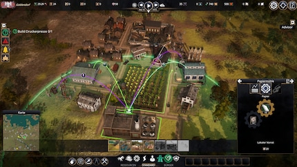 I have to build up my production chains in a targeted manner.