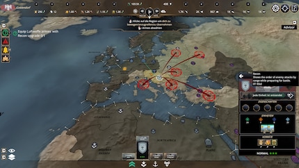 Air units have a larger radius. I can also attack slightly more distant areas.