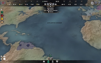 No, there is an opponent in South America: but I don't notice much about him. I still haven't discovered the third opponent.