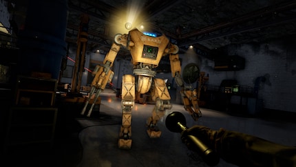 You’re better off giving combat robots a wide berth at the start.
