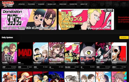 Manga Plus offers a huge selection of well-known and lesser-known titles.