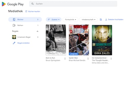Google allows you to access your comics and books from anywhere.