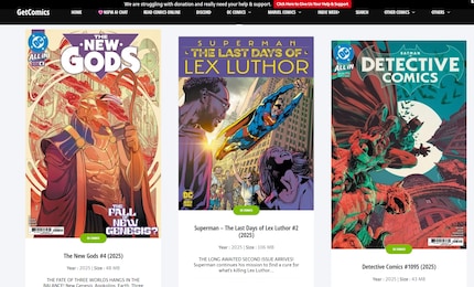 GetComics has a wide variety of comics uploaded by other users.