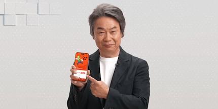 Shigeru Miyamoto introduces the smartphone app.