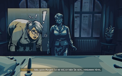 In the office at my new job, I first get to know assistant Paula Fischer from a first-person perspective.