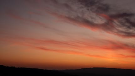 Nicht Istanbul, aber auch nicht schlecht: der Abendhimmel über Zürich.