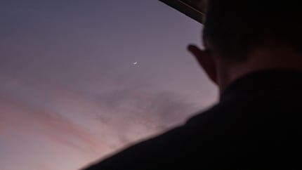 Anfang März war nicht nur der Mond, sondern auch die Venus sichelförmig am Himmel zu sehen.