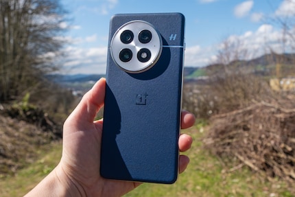 I like the blue imitation leather and mother-of-pearl camera module. Even if everything on the Oneplus 13 is a bit big for me.