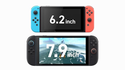 The Switch 2 is much larger than the Switch.