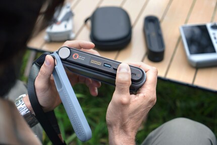In addition to Wi-Fi, Bluetooth and USB, it also has an SD card reader.