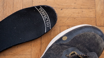 This insole is ready to test how much toe room there is at the front.