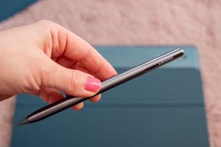 Mein liebstes Teil von Lenovos Tablet-Paket: der Stylus.