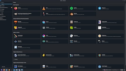  Übers Software Center kann ich viele Apps problemlos installieren.