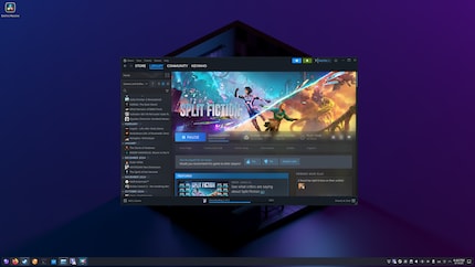 Zum Zocken bin ich dank Steam bereits nach der Installation optimal gerüstet.