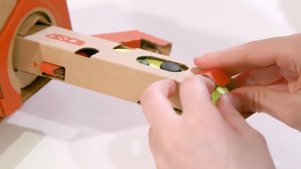 Labo combines cardboard with the Switch’s hardware via some arts and crafts.