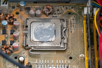 There used to be more tinsel and thermal paste.